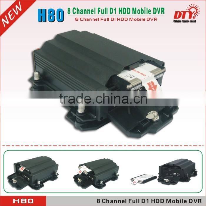 3G FULL D1 SD Card HDD mdvr 8CH H.264 with GPS tracking