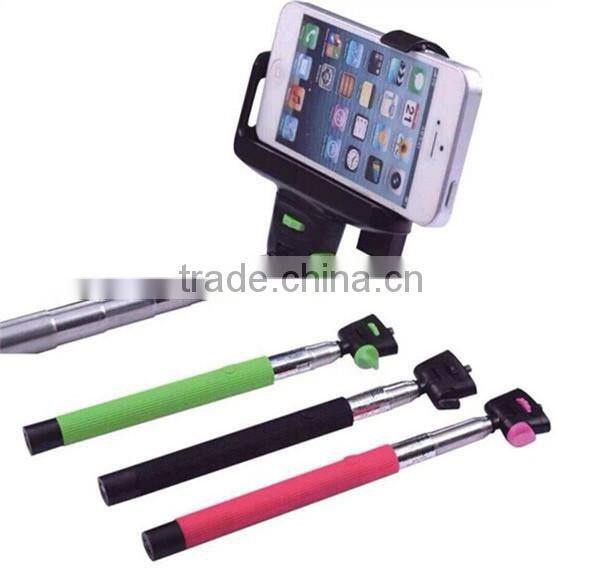 2015 Factory Price Wholesale Extendable Handheld Mobile Monopod Selfie Timer Stick Z07-7