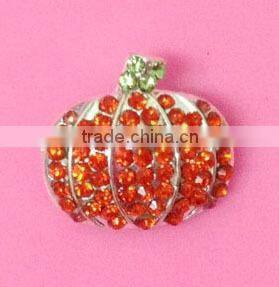 Stock Christmas 29*22mm rhinestone Santa button with slider(BTN-5503)