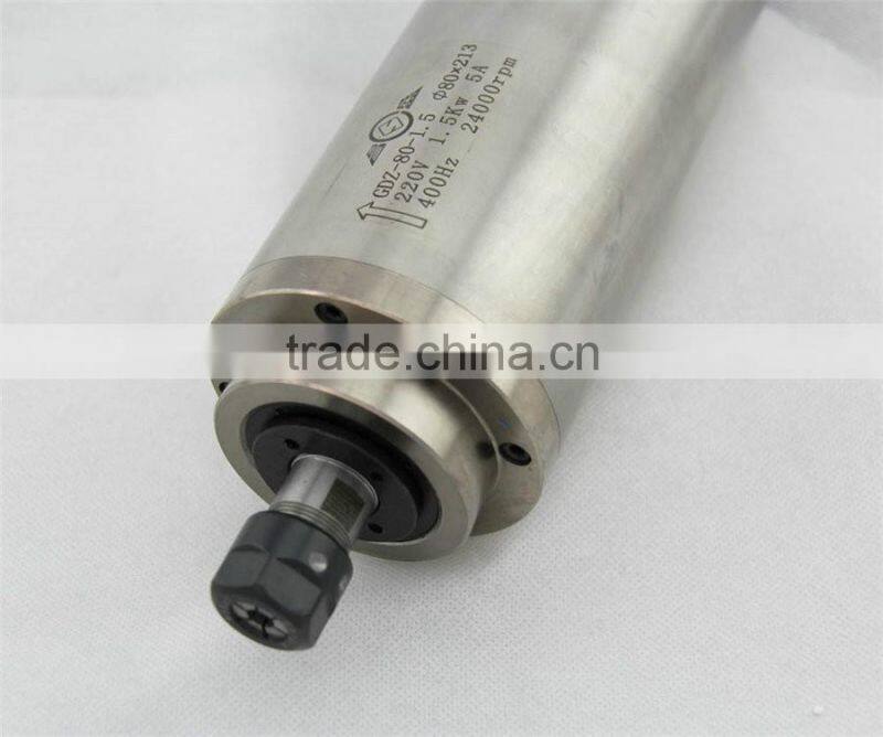 GDZ80-1.5 Toauto 0.91Nm 1.5kw 24000rpm water cooled cnc ac spindle motor