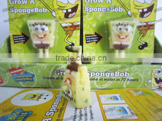 Factory supplier New Growing spongebob magic grow in water toys