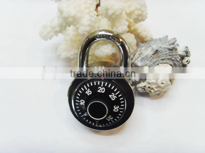 Hot sale Turning wheel 40 number Round lock colorful combination padlock password lock CH-209