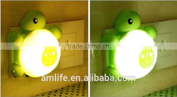 Energy saving smart light turtle voice sound sensor light baby small night LED light