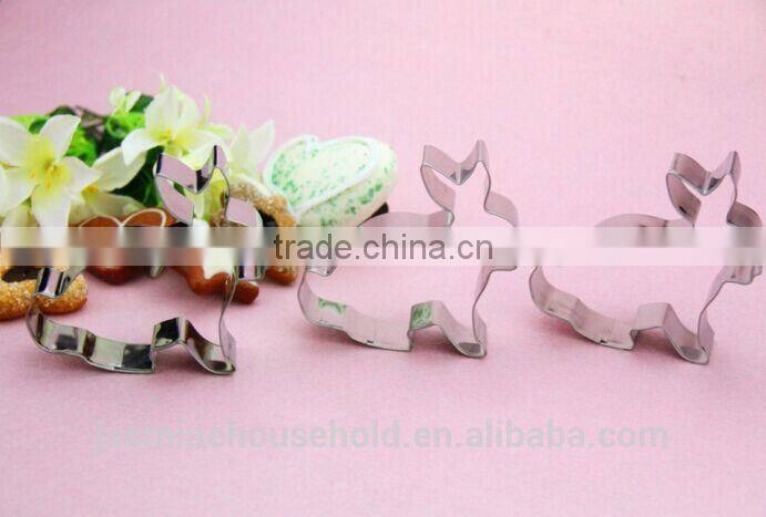2015 Popular DIY Creative design Animal Shaped Stainless steel cookie cutters for Cakes and Bisciuts