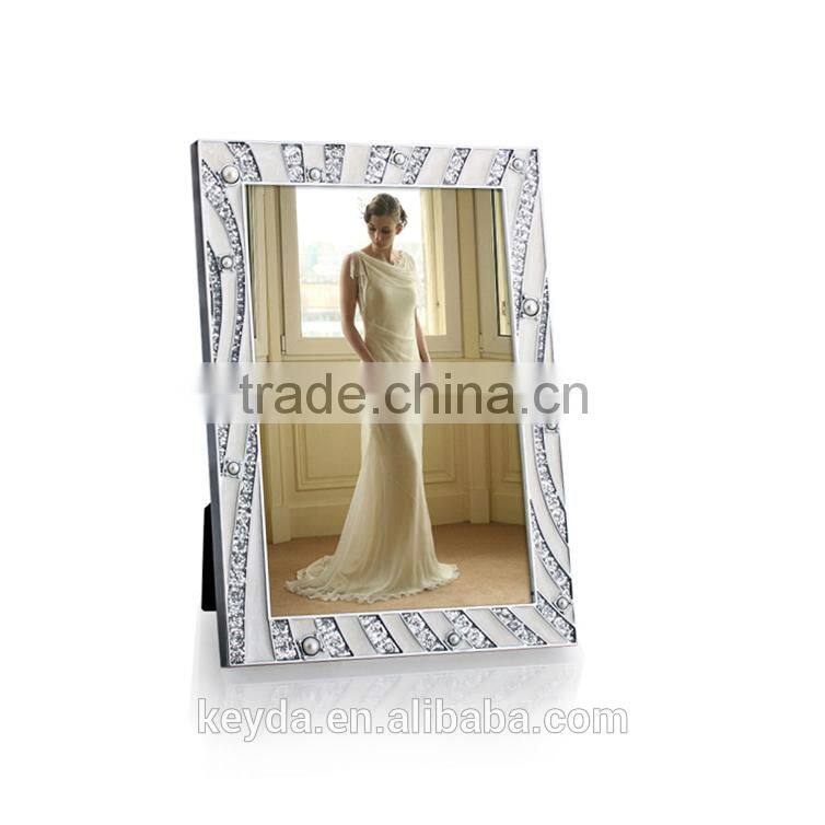 bowknot picture photo frame/two sides photo frame/ double face photo frame