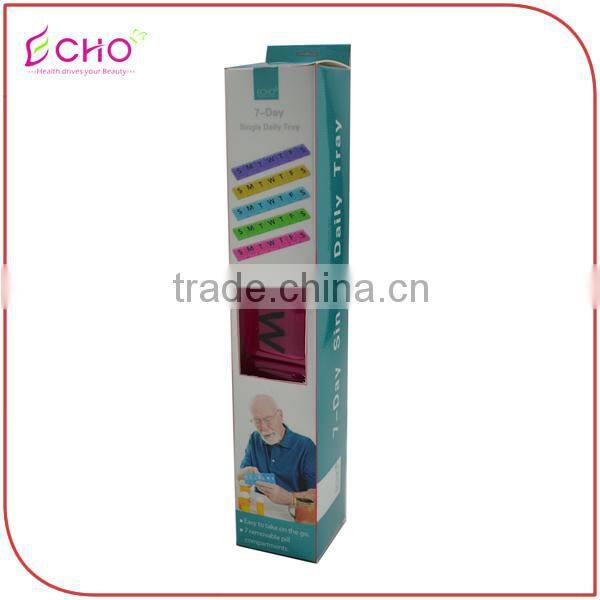 New 7-Day Plastic Pill Box Single Daily Tray