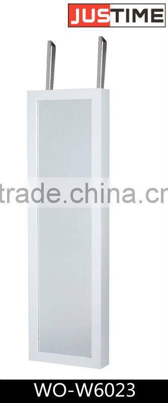 Standing Furniture Mirror Jewellery Cabinet,Hand Painted Asian Wooden Jewellery Cabinet, Home Decorations Storage Mirror