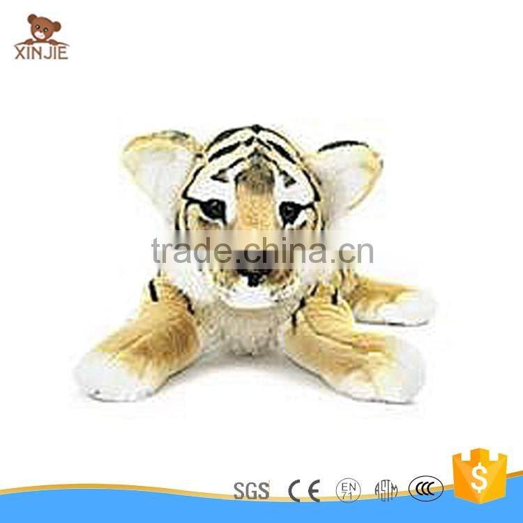 custom white tiger plush toy new design cute stuffed white tiger soft toy