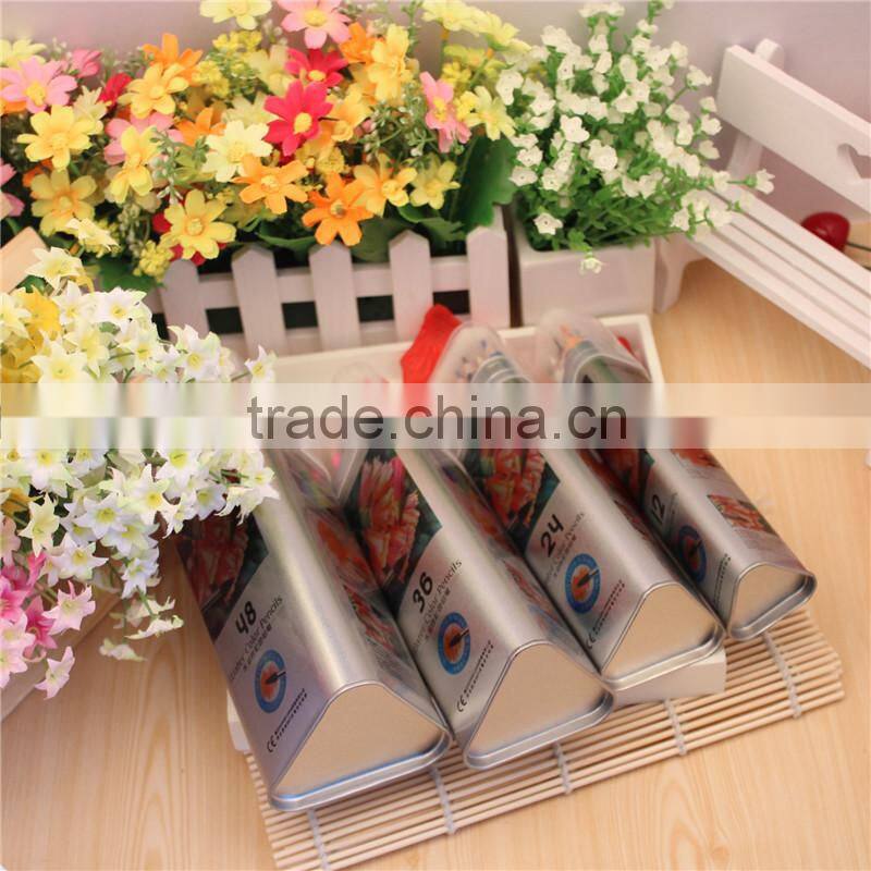 Water soluble pencil Using lead-free poison 48 different colors pencil High quality color core