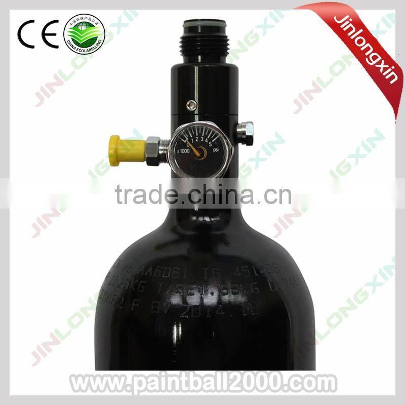 0.74L 48Ci Aluminum Cylinder HPA Paintball Tank with 3000 Psi Regulator