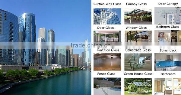 quality laminated safety glass for architectural application