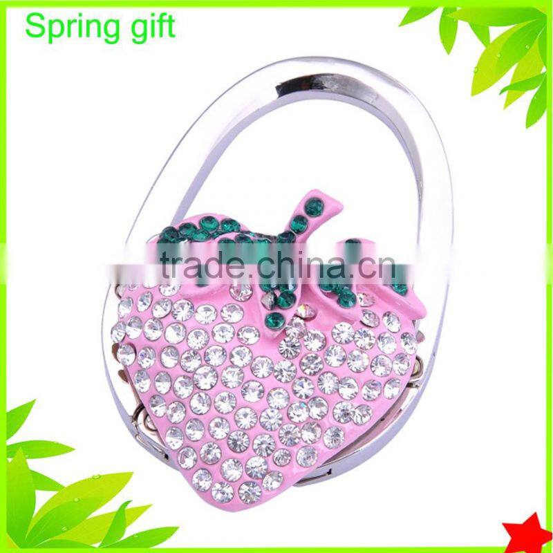 beautiful lady shopping bag hanger / foldable bag hanger/ fashion bag hanger