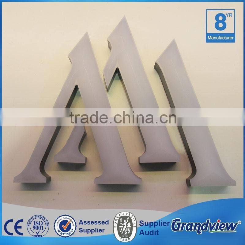 Wall mounted high brightness 3d led acrylic letter signs holder
