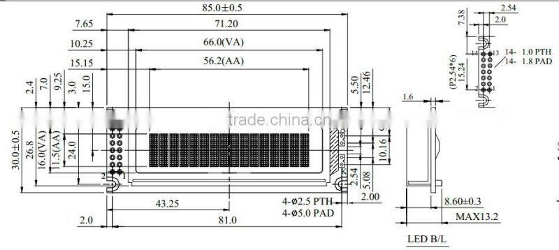 Price concessions, good quality display 1602 characters lcd