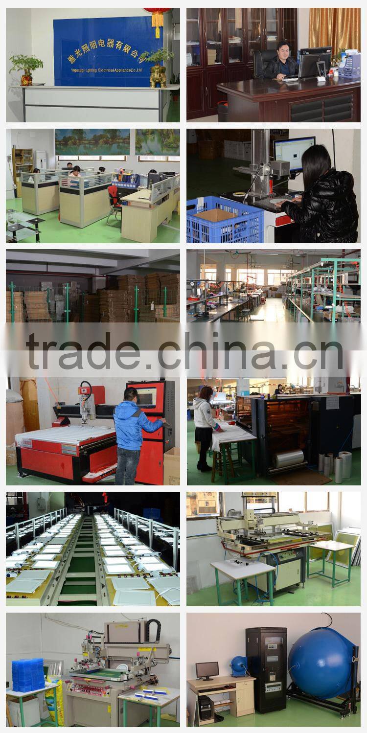 25W square led glass ceiling light