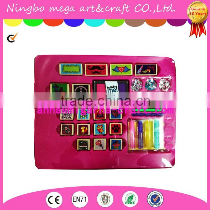 Stationery Gift For Kids Colorful Cartoon Stamp Set