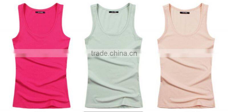 Professional factory cheap price high quality customized OEM service export tank top women