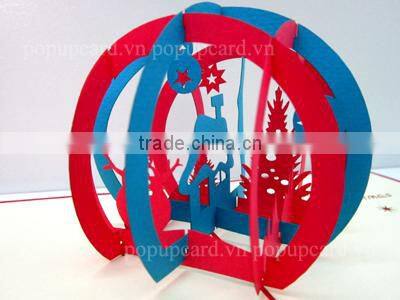 3D Pop up greeting card Thank you Pigs card