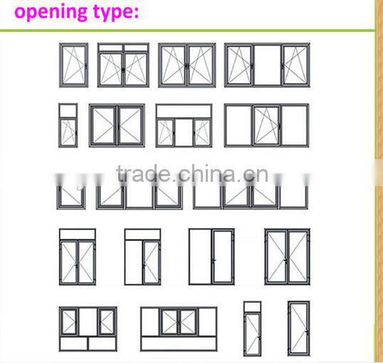 Top sale high quality pvc profiles for sliding windows and doors