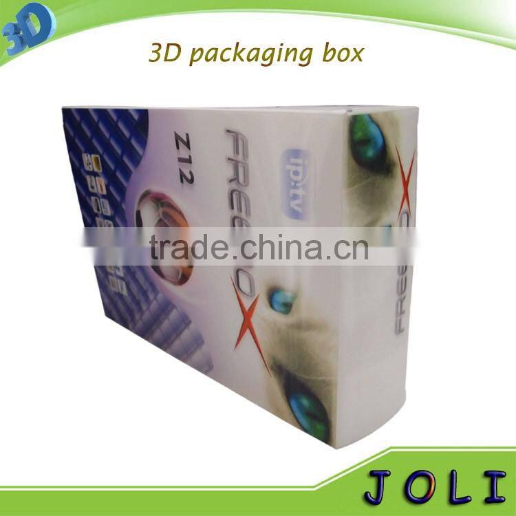 custom 3d plastic dvd box set packaging box