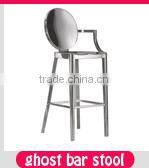 High quality genuine leather meeting room chair/Modern design living room furniture leather with metal office chair