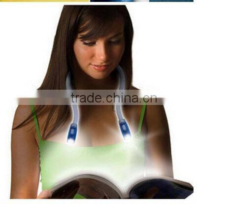 Flexible Hands Free Book Light Led Neck Hug Light