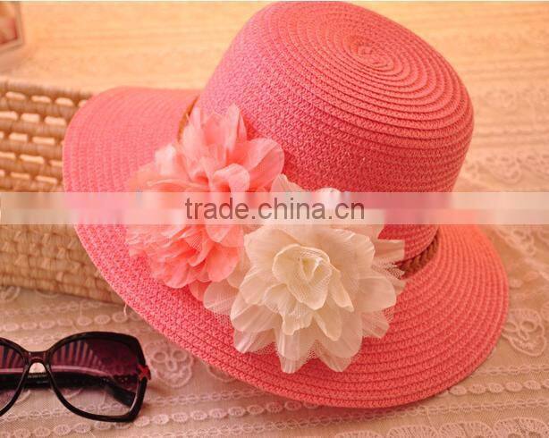 Best price Crazy Selling women raffia panama straw hat