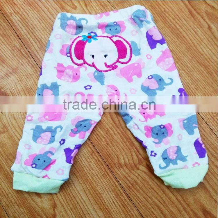 Salable100% cotton new pattern baby leggings