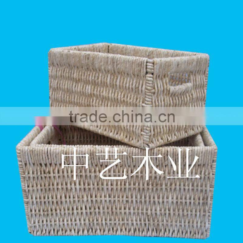 Colorful Wicker Basket for Christmas Day