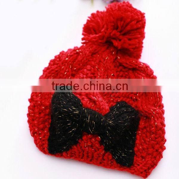 Hot Selling Handmade Christmas Beanie Knitted Hat