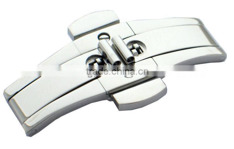 Stainless Steel butterfly clasp strap buckle