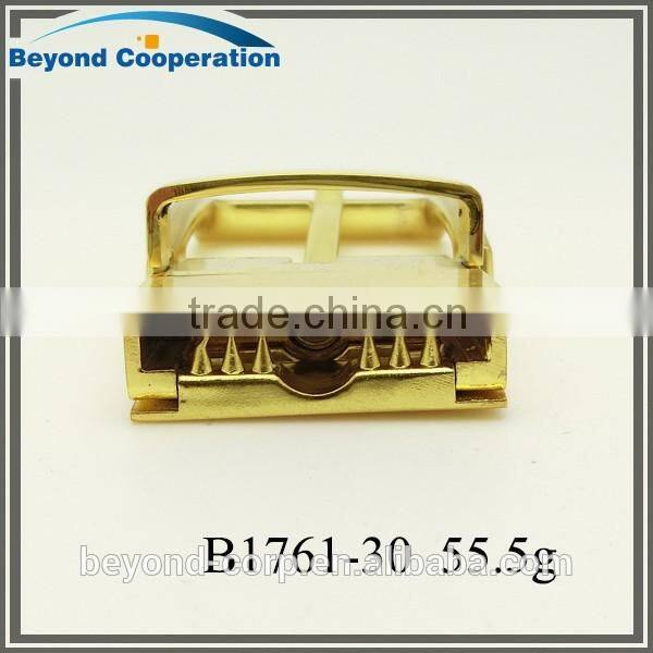 Real gold brush fashion buckles trim