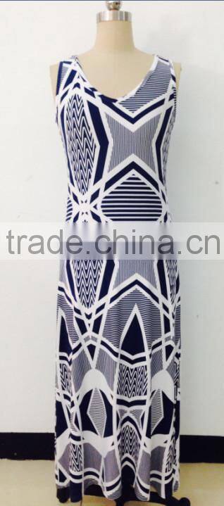 women printing dress
