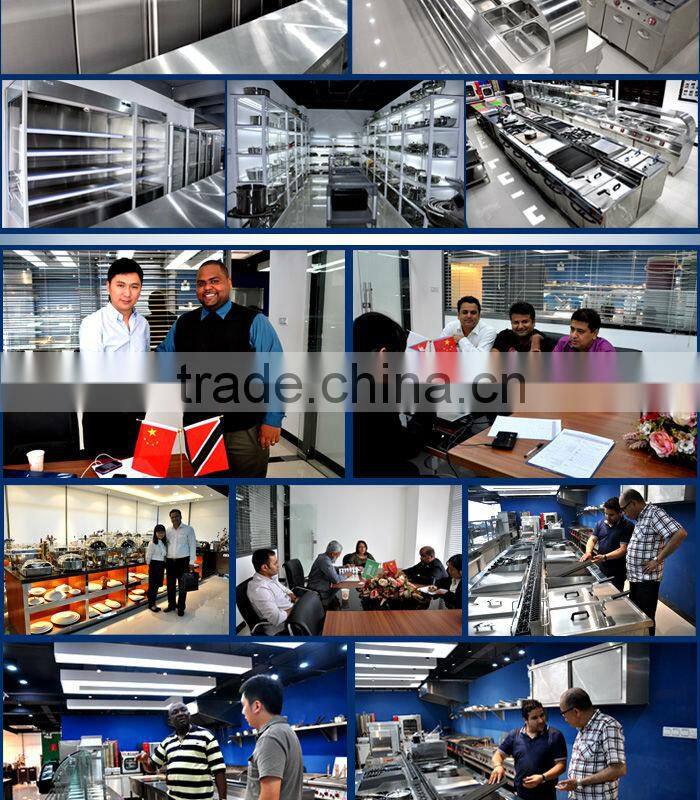 R021 Fancooling 4 Door Commercial Refrigerator / Deep Freezer