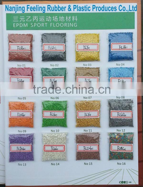 standard 400meter running track/athletic tracks/running way materials/epdm granules-g-y-160221-2