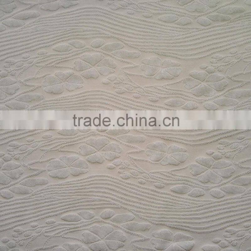 Wept knitted nylon elastane lines floral jacquard fabric wholesale