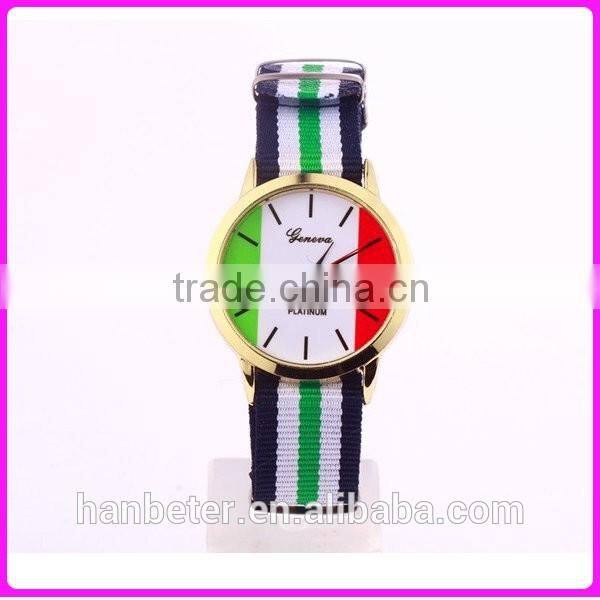 2016 brazil olympic games canvas promotion America flag watch with low price