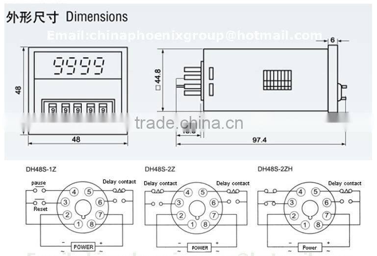 Digital Display Timer Time Relay Switch
