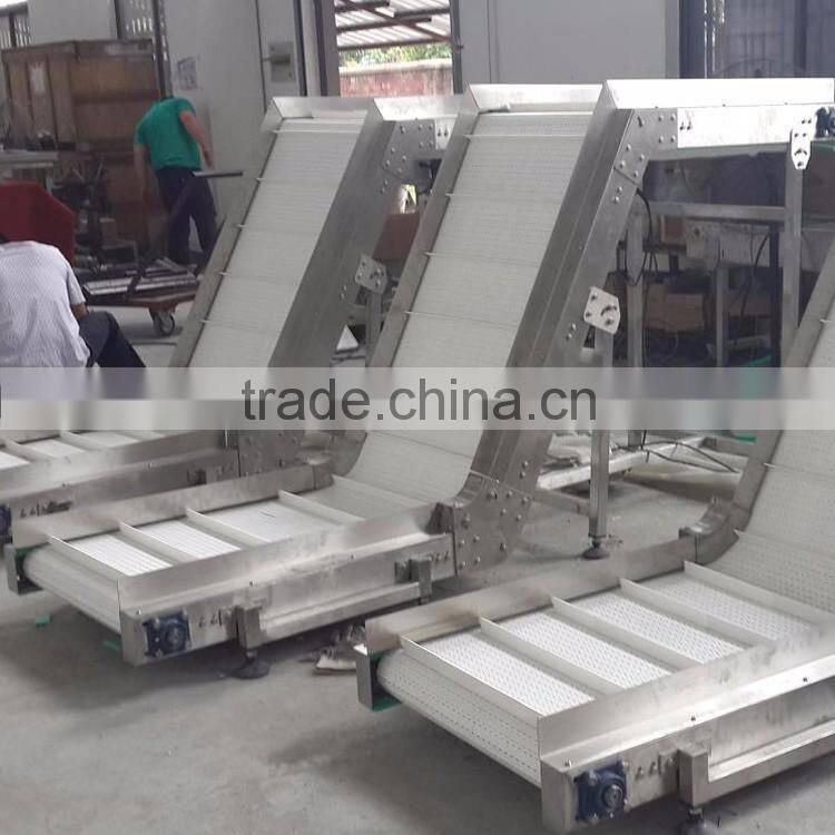 small inclined belts conveyor systemfor package machines