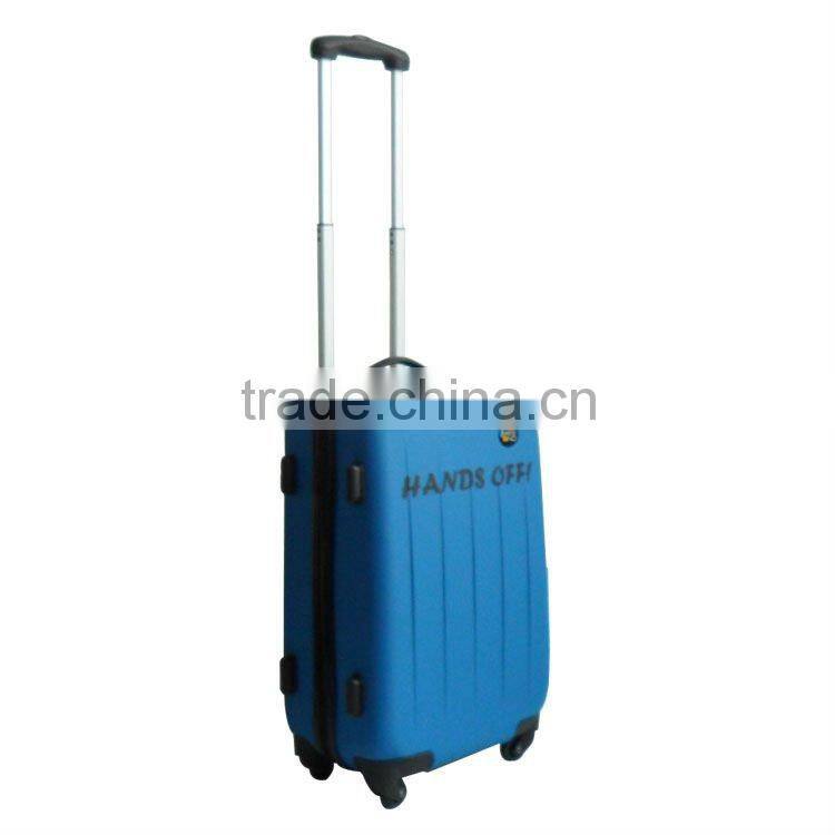 2014 china supplier New product 3pcs blue ABS elastic paint suitcase/luggage and bags/travel bags and luggages