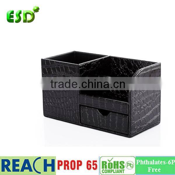 Desk Stationery Organizer Storage Box Pen/Pencil ,Cell phone, Business Name Cards Remote Control Holder
