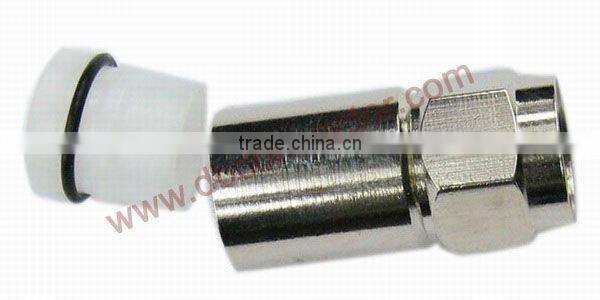 coaxial cable rg6 compression f plug connector
