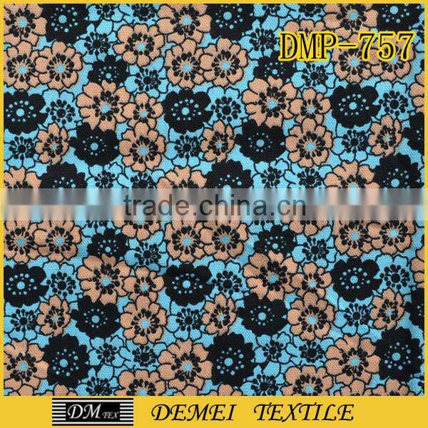 woven pretty fashion small flower print fabric