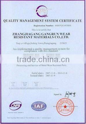 Welded anti abrasion pipe