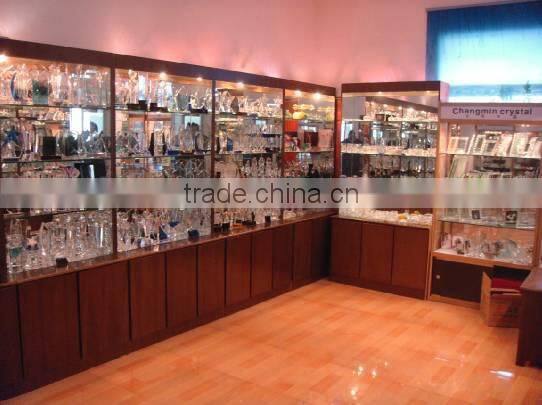 crystal penholder with metal horse for 2016 new year gift