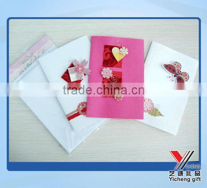 2016 new design product DIY wishes paper happy birthday cards post card