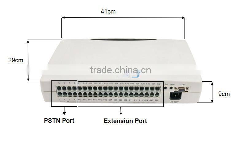 PABX Telephone system CP832-432 intercom for hotel