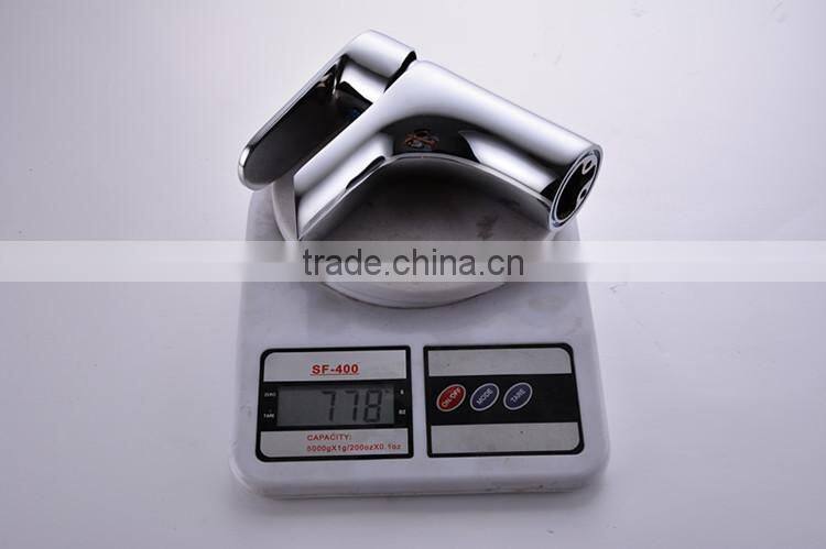 QL-0992 contemporary brass single handle waterfall basin faucet