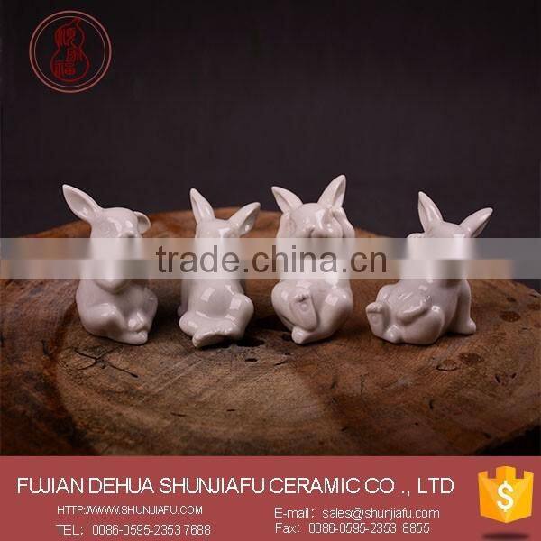2016 Wholesale Easter Home Decor Ceramic Rabbit Figurines