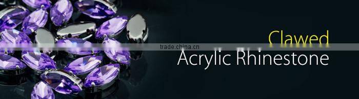 In Stock Product Sky Blue Color Decorative Acrylic Plastic Stone for Bracelet